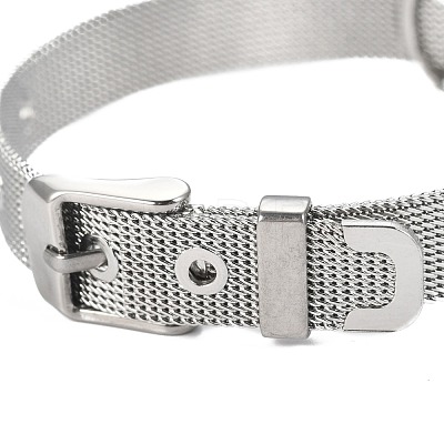 Unisex 304 Stainless Steel Watch Band Wristband Bracelets BJEW-L655-026-1