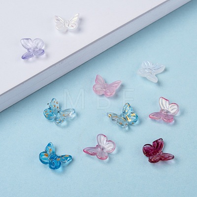 Transparent Glass Charms X-GLAA-T016-23-1