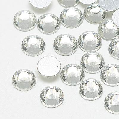 Flat Back Glass Rhinestone Cabochons RGLA-T090-SS4-01-1