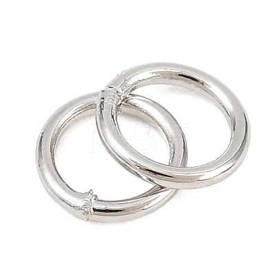 Brass Closed Jump Rings KK-D257-01P-04-1