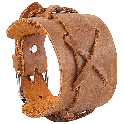 Imitation Leather Cord Bracelets for Men BJEW-CL0001-55B-1