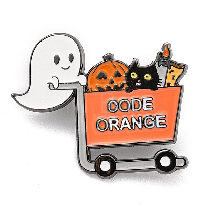 Halloween Alloy Enamel Pin Brooch JEWB-S013-17-1