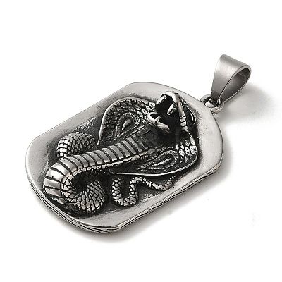 316L Surgical Stainless Steel Big Pendants STAS-H194-02AS-02-1