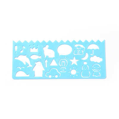 Plastic Drawing Painting Stencils Templates DIY-WH0112-06-1