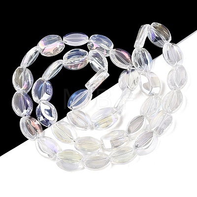 Electroplate Glass Beads Strands EGLA-Q134-02A-B06-1
