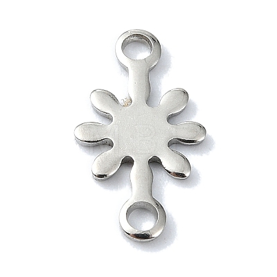 Non-Tarnish 201 Stainless Steel Connector Charms STAS-C097-50P-1