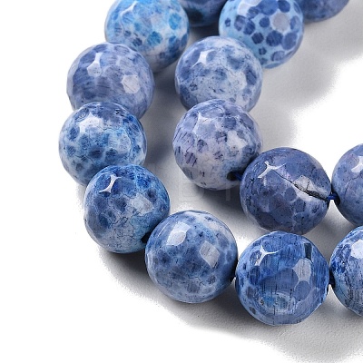 Natural Fire Crackle Agate Beads Strands G-M437-A01-01A-1