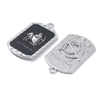 Alloy Twelve Constellations Series Big Pendants PALLOY-O107-01P-07-1