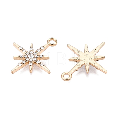 Rack Plating Alloy Pendants FIND-N005-33G-1