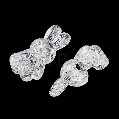 Transparent Crackle Acrylic Beads TACR-U008-02B-1