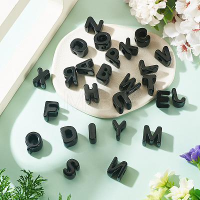 26Pcs 26 Styles Acrylic European Beads OACR-TA0004-86-1