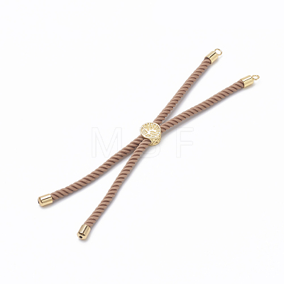 Nylon Twisted Cord Bracelet Making MAK-T003-11G-1