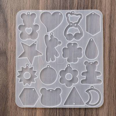 Animal Earrings Pendants DIY Silhouette Silicone Mold DIY-Q033-02A-1