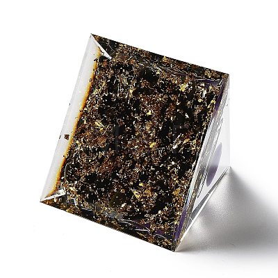 Orgonite Pyramid Resin Energy Generators AJEW-D056-01F-1