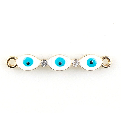 Alloy Enamel Connector Charms X1-FIND-TAC0016-27D-1