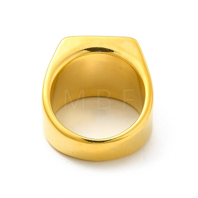 Heart 304 Stainless Steel Finger Rings for Men STAS-K248-04AG-1