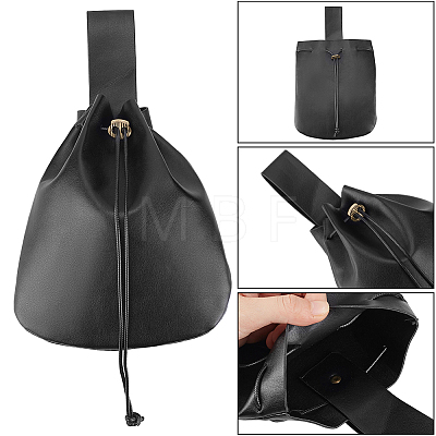 1Pc Imitation Leather Wishing Bottle Cover AJEW-CL0003-53A-1