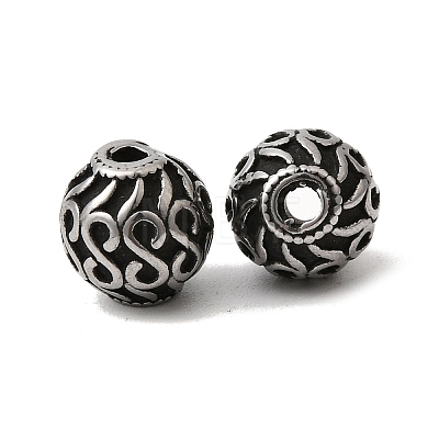 304 Stainless Steel Beads STAS-K255-20E-AS-1