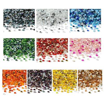 Mixed Styles Glass Beads GLAA-YWC0003-01A-1