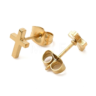 304 Stainless Steel Stud Earrings EJEW-I311-01C-G-1