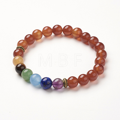 Yoga Chakra Jewelry BJEW-G554-02J-1