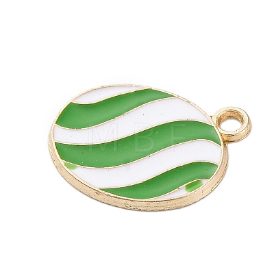 Christmas Alloy Enamel Pendants ENAM-S027-01A-G-1