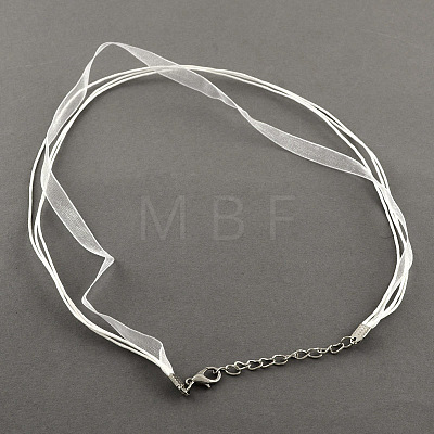 Multi-strand Necklace Cord for Jewelry Making NJEW-R218-20-1