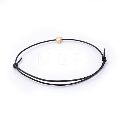 Adjustable Cowhide Leather Cord Bracelets BJEW-JB04373-04-1