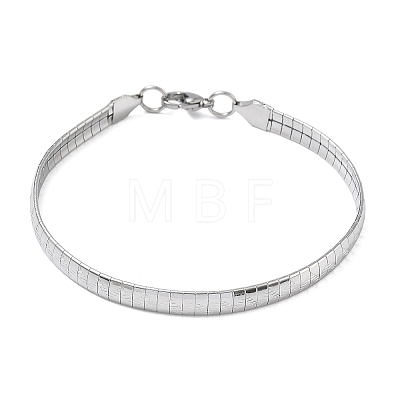 304 Stainless Steel Link Chain Bracelets for Women BJEW-Z178-12P-1