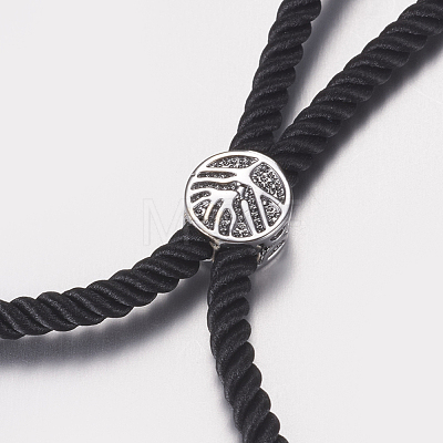 Nylon Twisted Cord Bracelet Making MAK-F019-04B-1