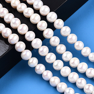 Natural Cultured Freshwater Pearl Beads Strands PEAR-N016-09B-1