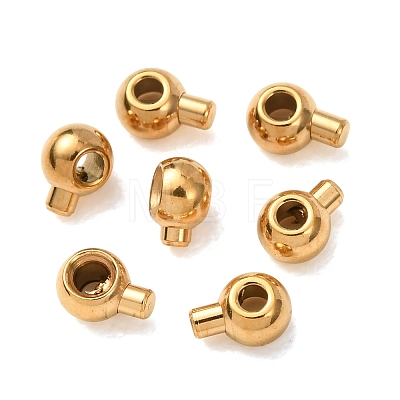 304 Stainless Steel Crimp Beads X-STAS-A151-05G-1