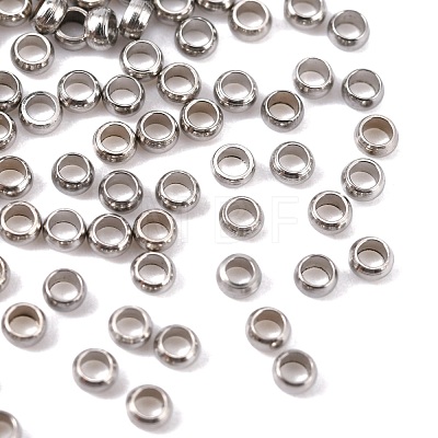 304 Stainless Steel Spacer Beads X-STAS-R065-30-1