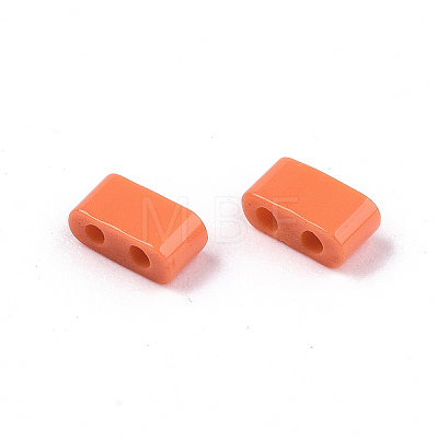 FGB 2-Hole Glass Seed Beads SEED-S031-M-SH50-1