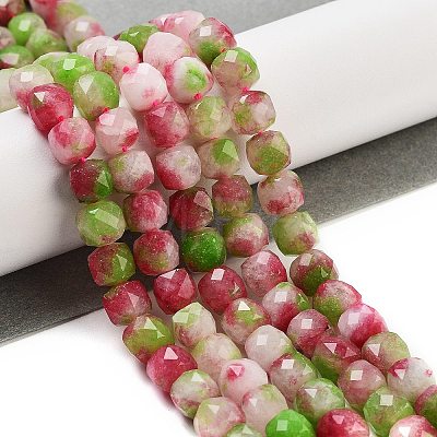 Natural White Jade Beads Strands G-H028-A09-13-1