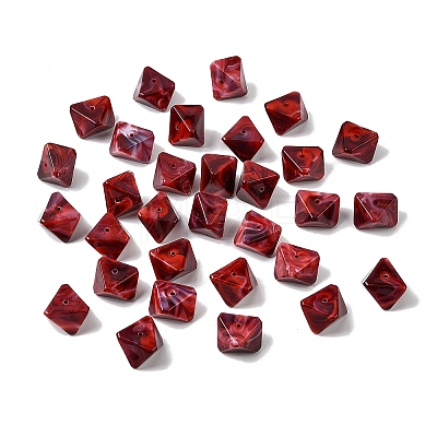 Opaque Acrylic Beads OACR-D320-02A-1