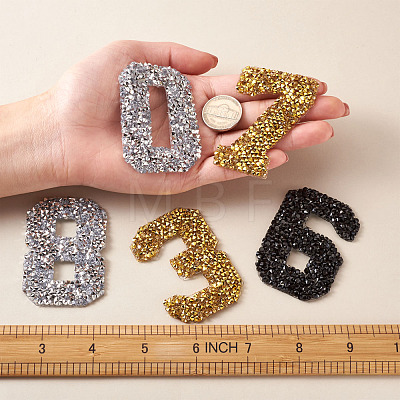 Glitter Hotfix Rhinestone DIY-TA0003-17-1