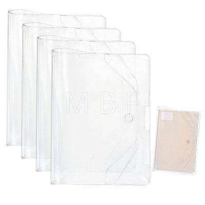 Transparent PVC Book Cover OFST-WH0004-105A-1