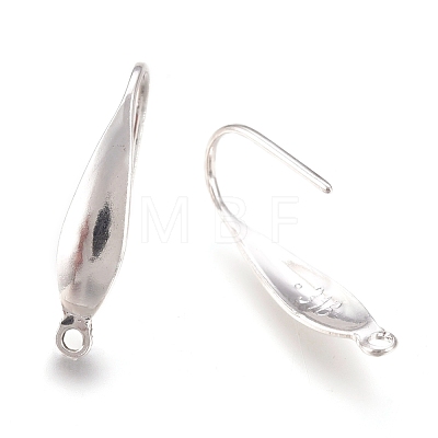 316 Surgical Stainless Steel Earring Hooks STAS-P166-10S-1