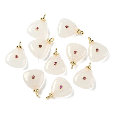 Natural White Jade Pendants G-H328-04G-C11-1