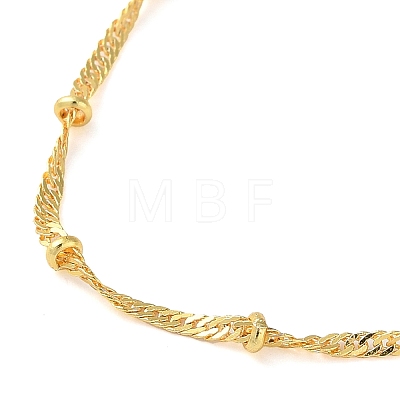 Rack Plating Brass Satellite Chain Necklaces NJEW-K256-01G-1