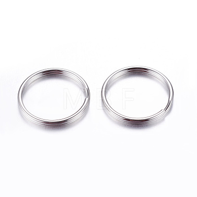 304 Surgical Stainless Steel Split Key Rings X-J0RBB011-1