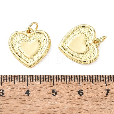 Textured Brass Pendants KK-D289-31D-G-1