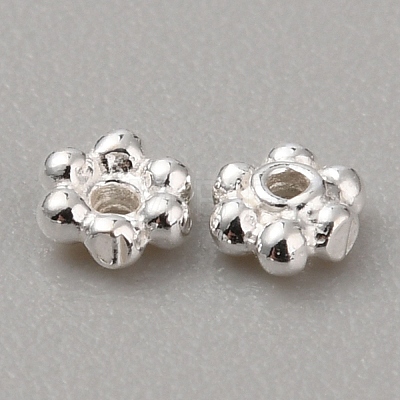 925 Sterling Silver Spacer Beads STER-WH0010-15S-1