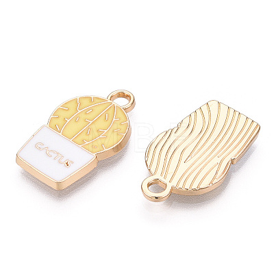 Alloy Enamel Pendants ENAM-N048-006A-1