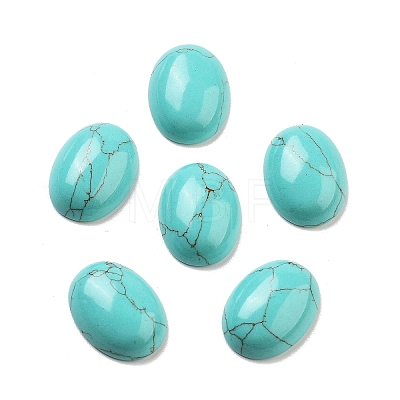 Synthetic Turquoise Cabochons G-G145-01B-50-1