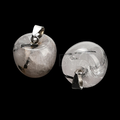 Natural Tourmalinated Quartz Pendants GG-K002-15M-1