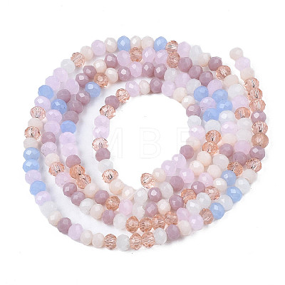 Opaque Glass Beads Strands X-GLAA-T006-07-A09-1