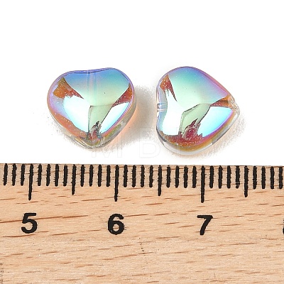 Electroplate Glass Bead EGLA-H102-08V-1