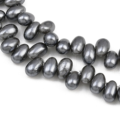 Electroplated Shell Pearl Beads Strands BSHE-B009-A01-5x8mm-02-1